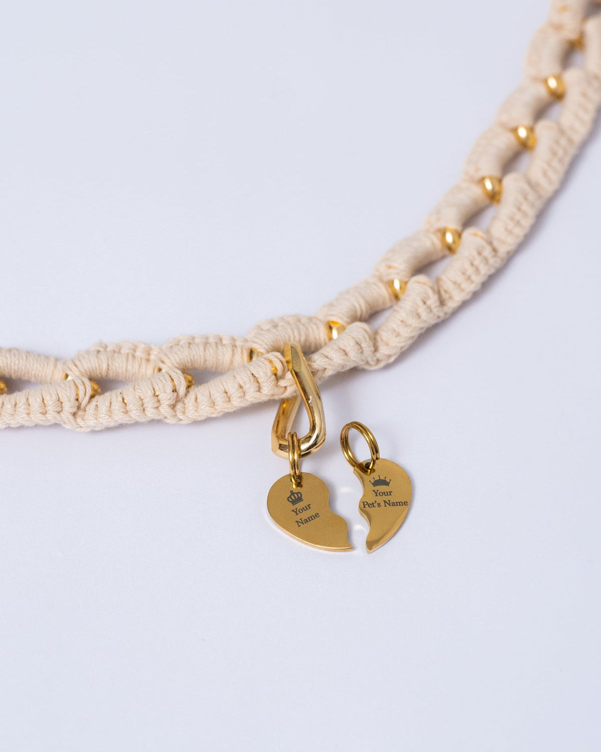 Custom Split Heart Necklace