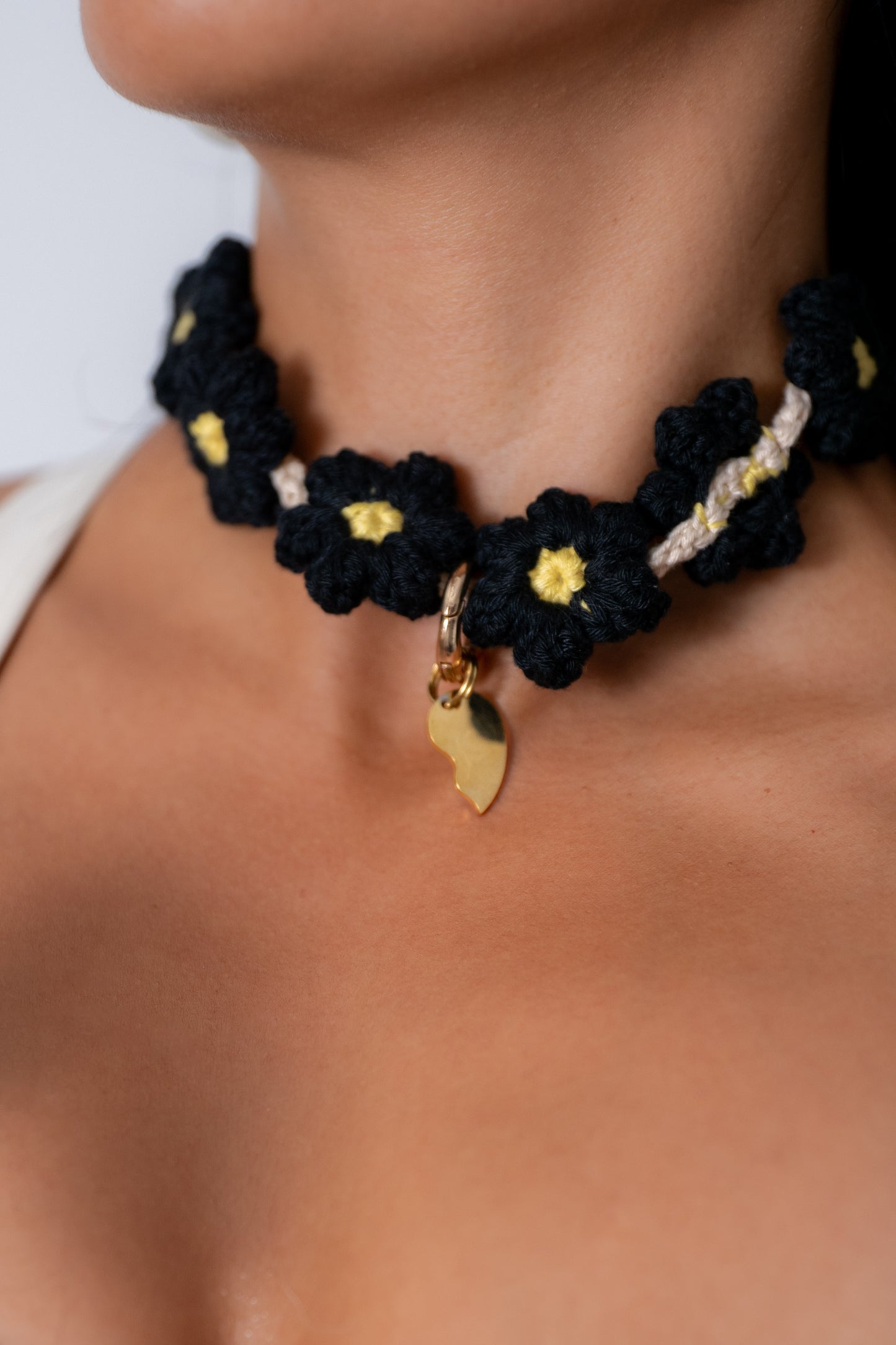 Flower Crochet Necklace - Handmade in Bali