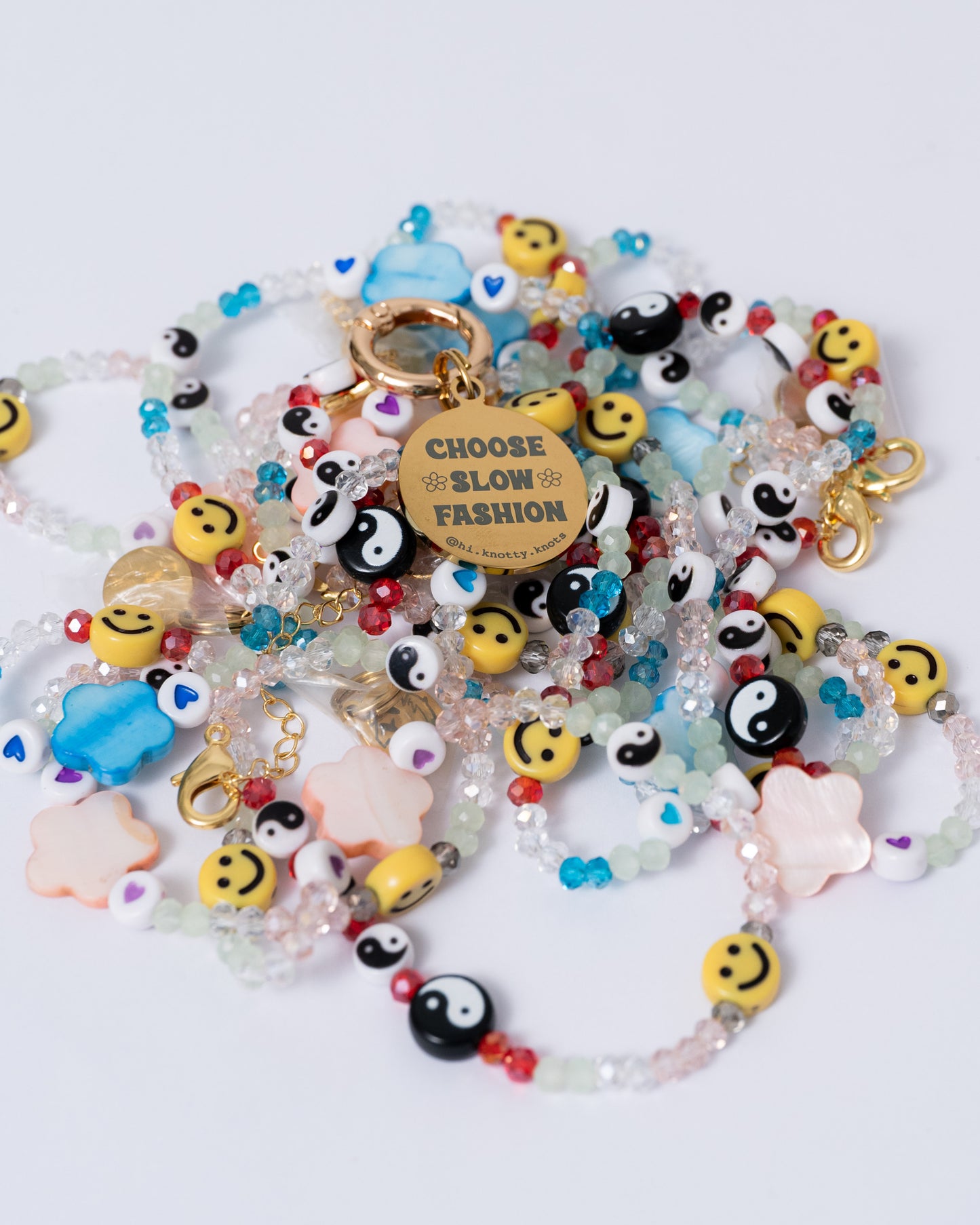 Smiley Pendant  Slow Fashion Jewelry